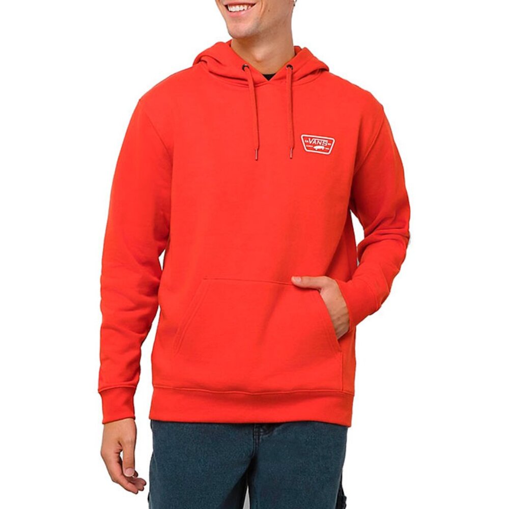 *NWT Vans Men's Full Patched Hoodie - Orange